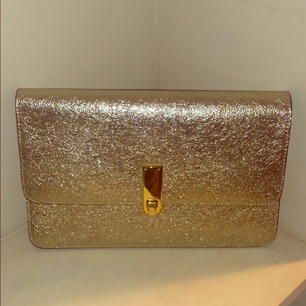 Brand New Gold Clutch